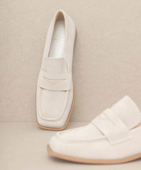 Chic Square Toe Loafers