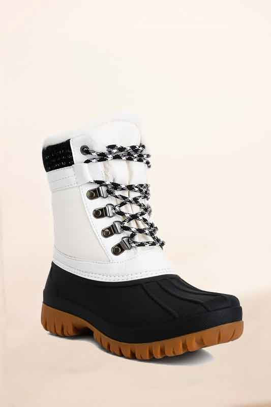 White duck outlet boots