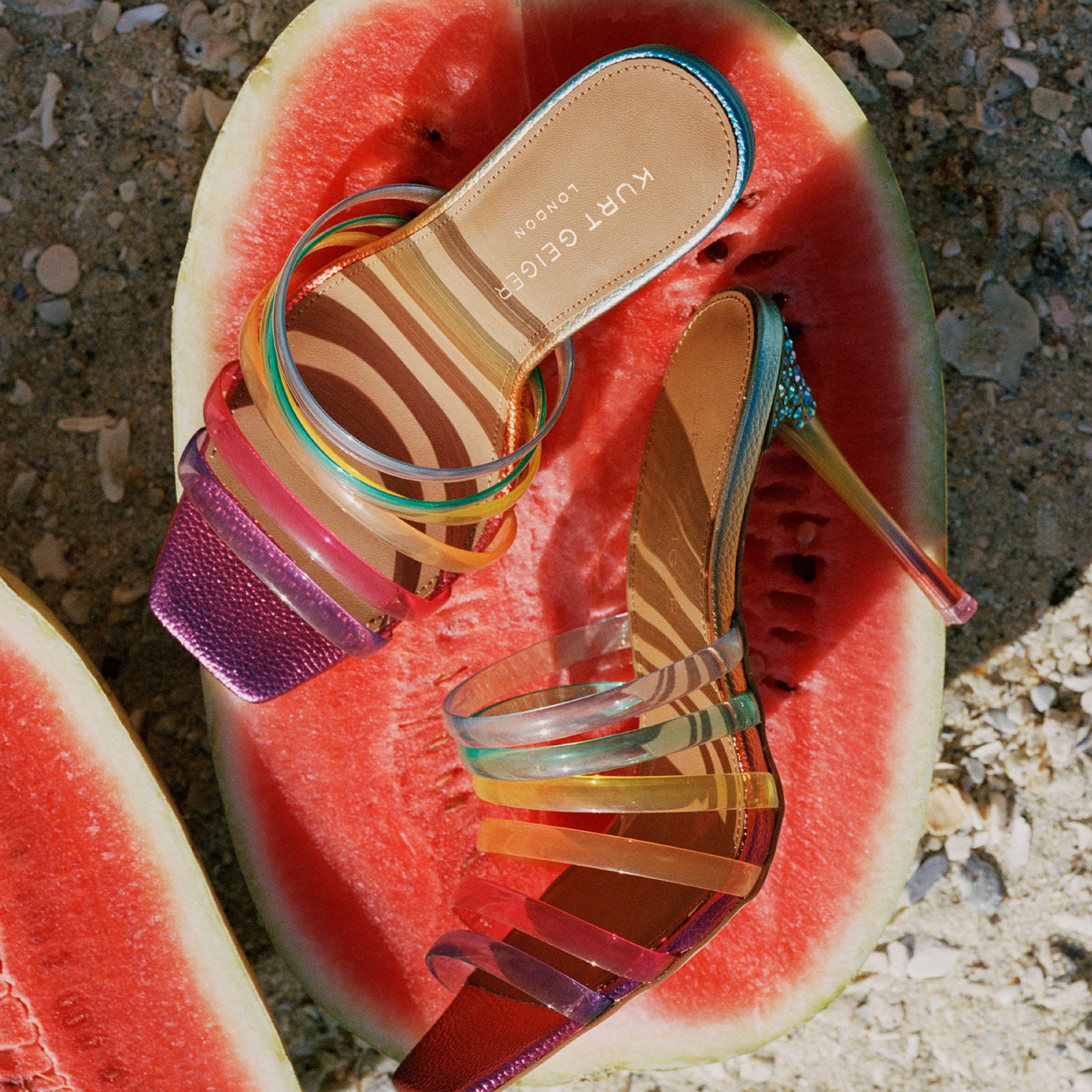 Kurt Geiger London Jelly Strap — Multi Jelly Sandal, view 6