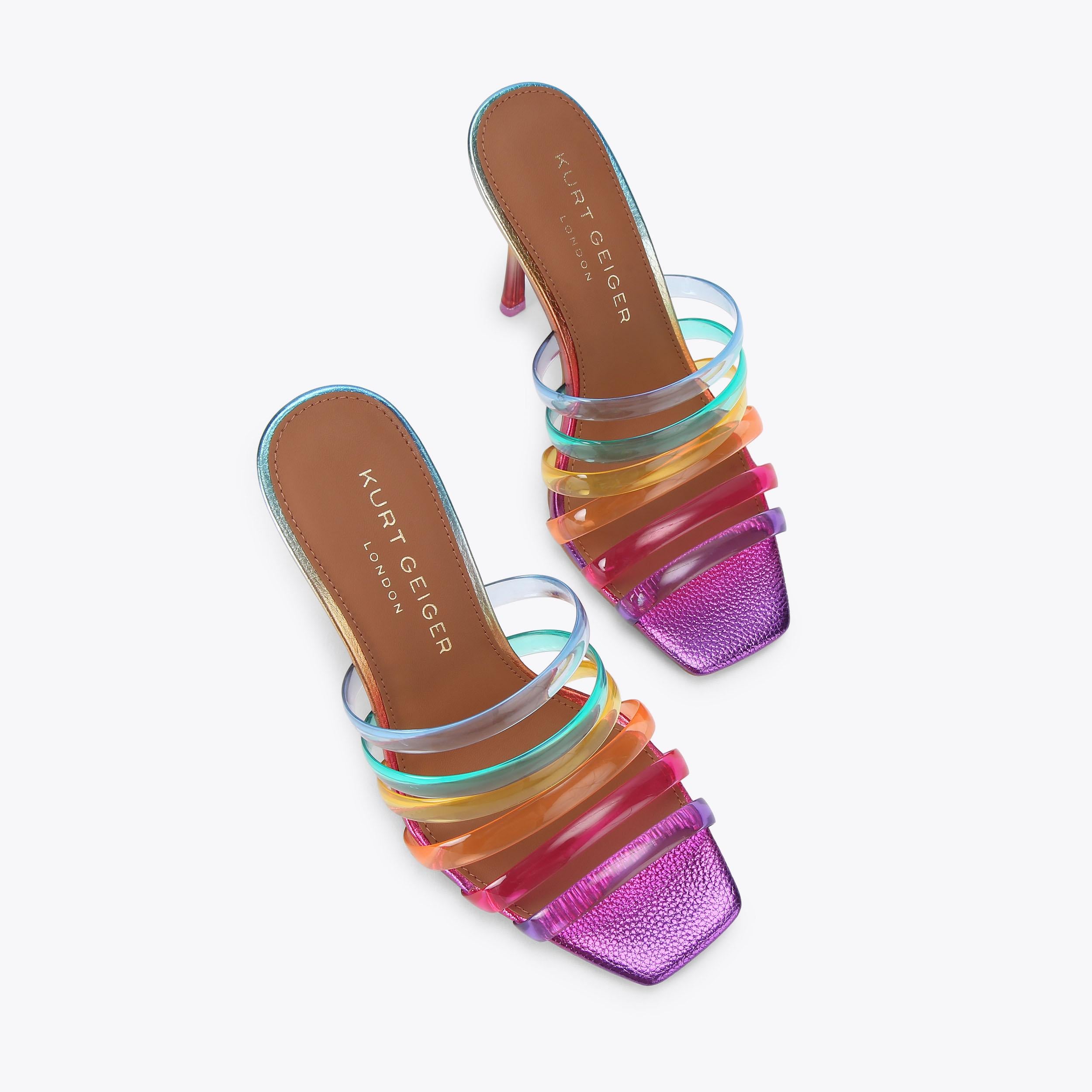 Kurt Geiger London Jelly Strap — Multi Jelly Sandal, view 3