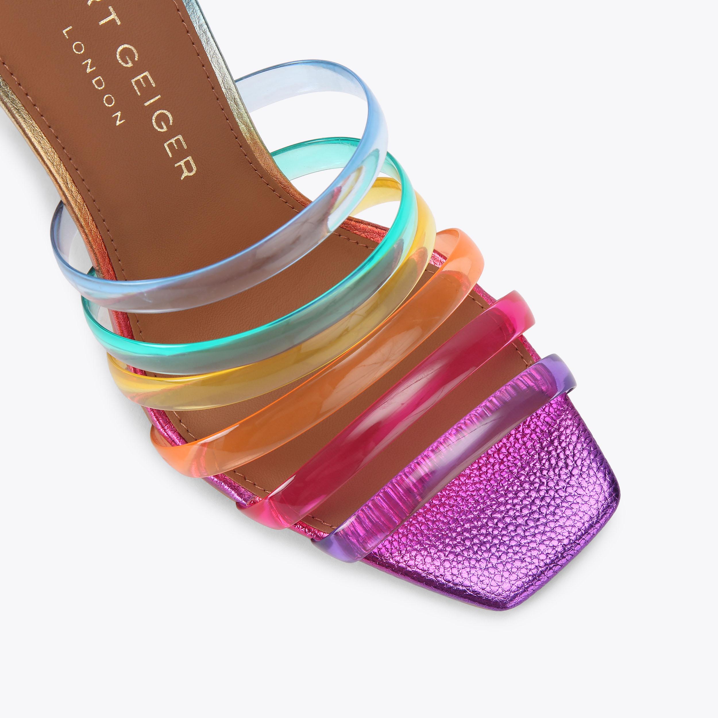 Kurt Geiger London Jelly Strap — Multi Jelly Sandal, view 5