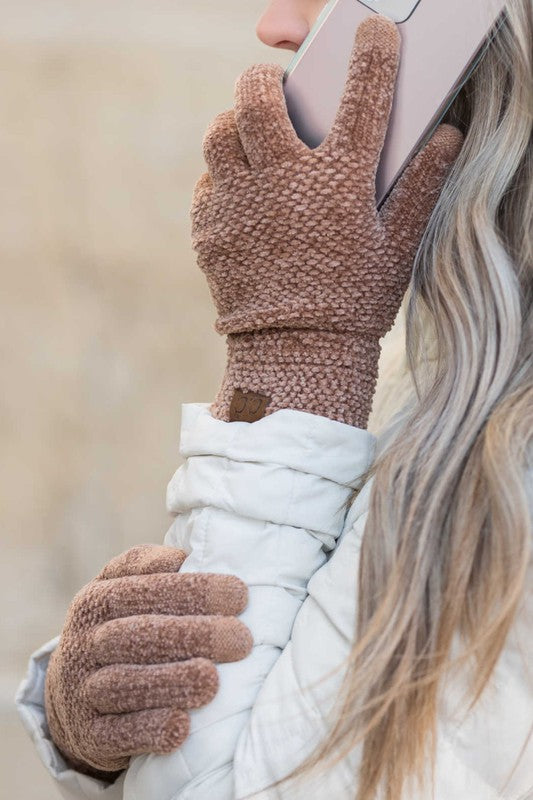 CC Chenille Touch Gloves for Women