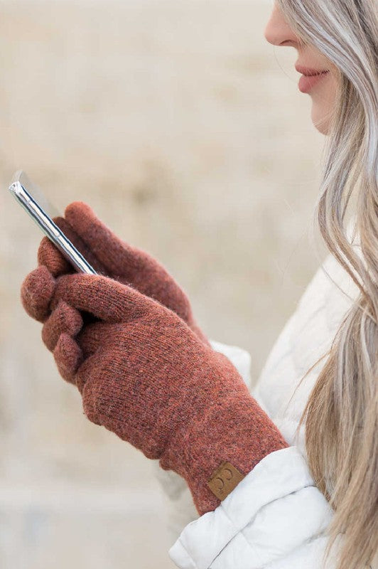 Classic Cashmere Touch Gloves for Women