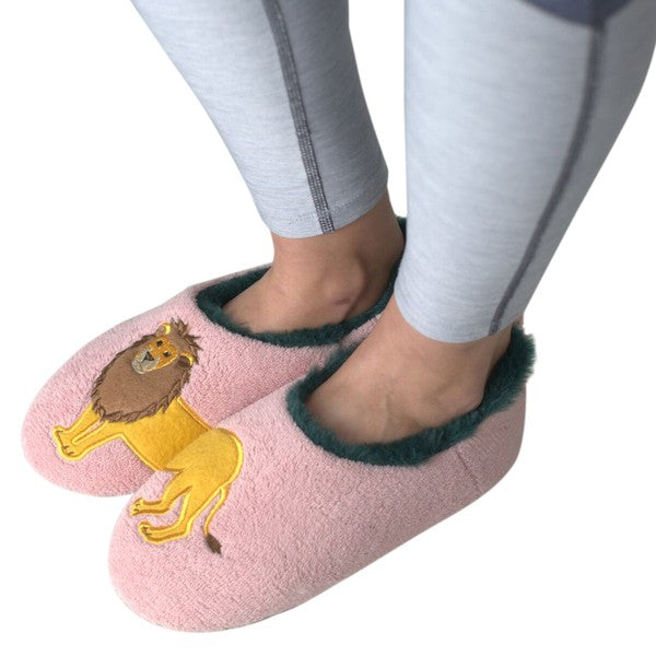 Lion - Women's Cozy Animal Slippers