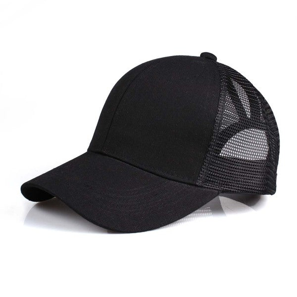 CC Solid Mesh Pony Cap