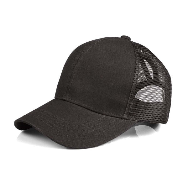 CC Solid Mesh Pony Cap