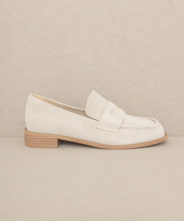 Chic Square Toe Loafers