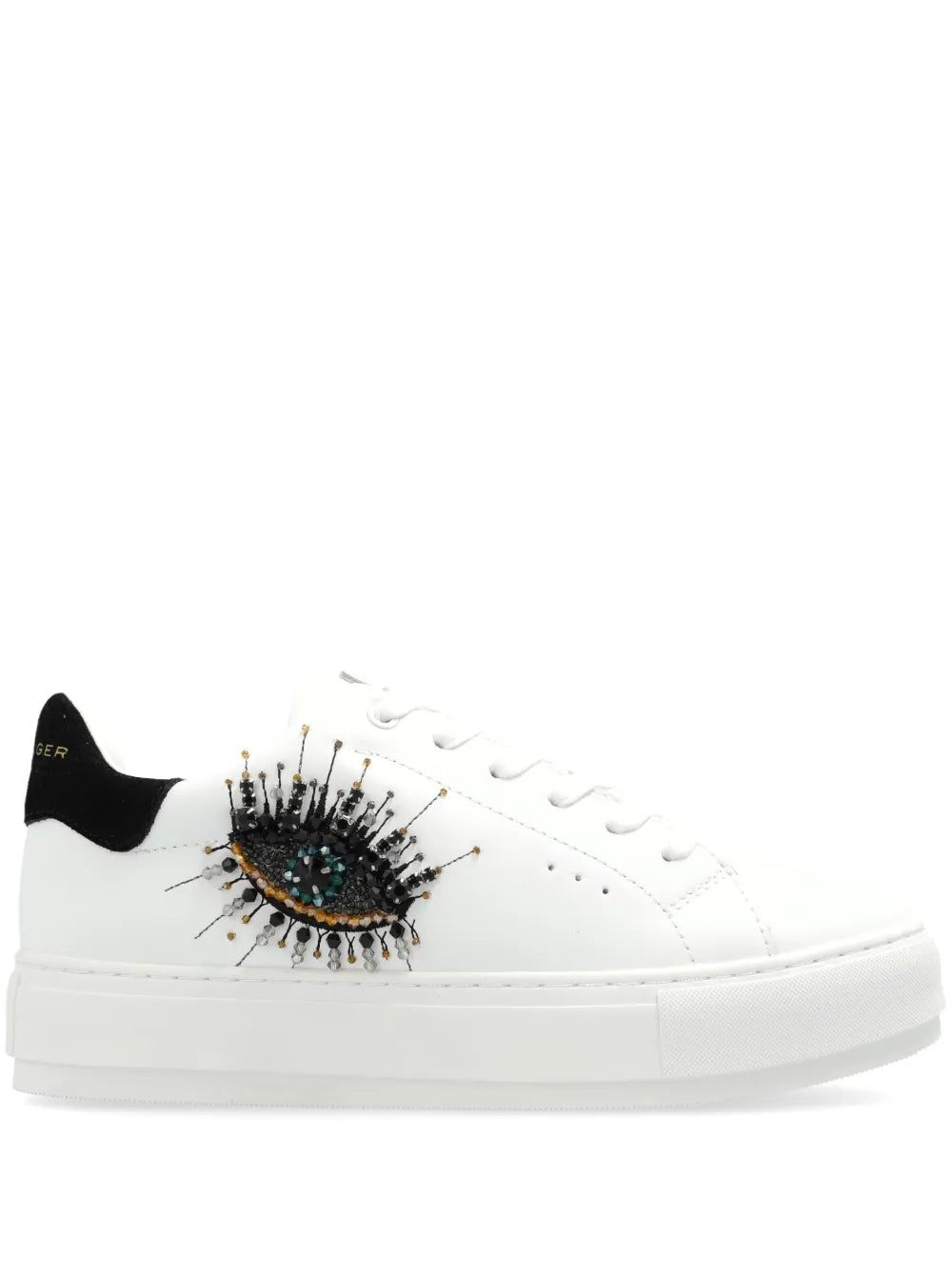 Laney — White Crystal Eye Sneaker, view 1