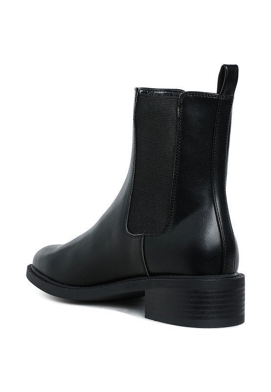 Tripoli Stacked Heel Chelsea Boots