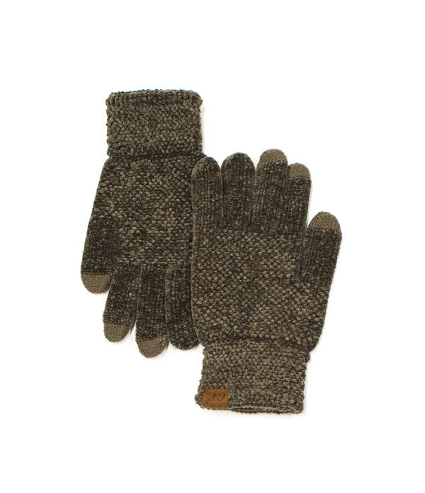 CC Chenille Touch Gloves for Women