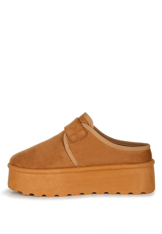 Ryeson Buckle Strap Platform Classic Slip-On