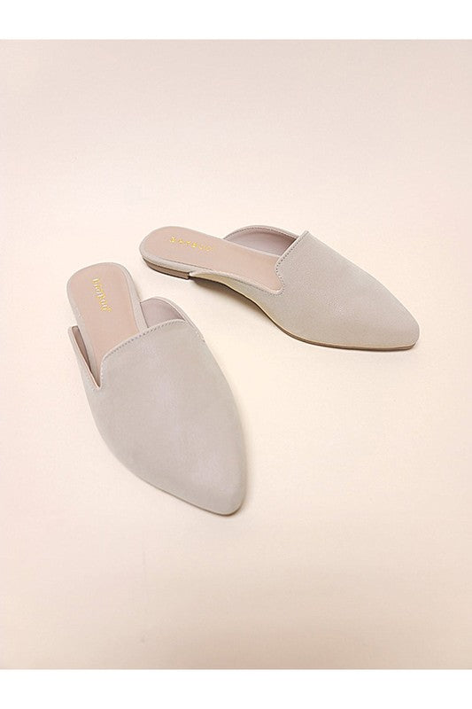 Pointy Toe Flat Slides - Bamboo Shoes Journal-73