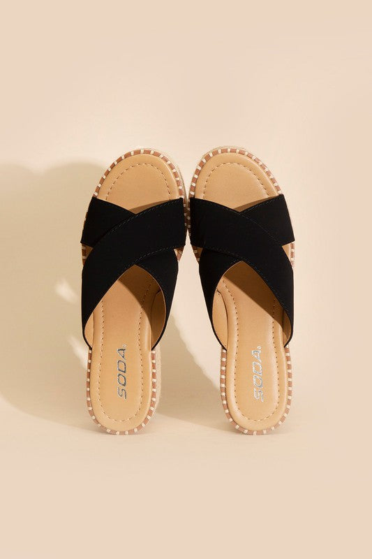 Raffia on sale platform slides