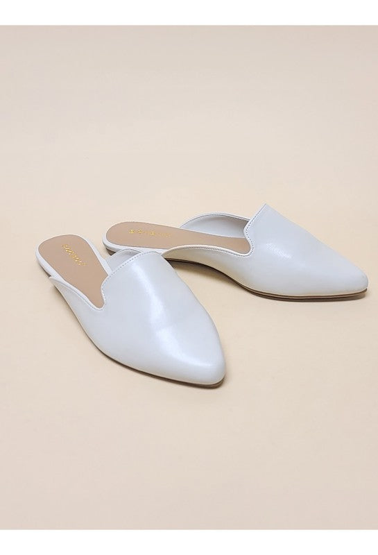 Pointy Toe Flat Slides Bamboo Shoes Journal 73 Shoetopia