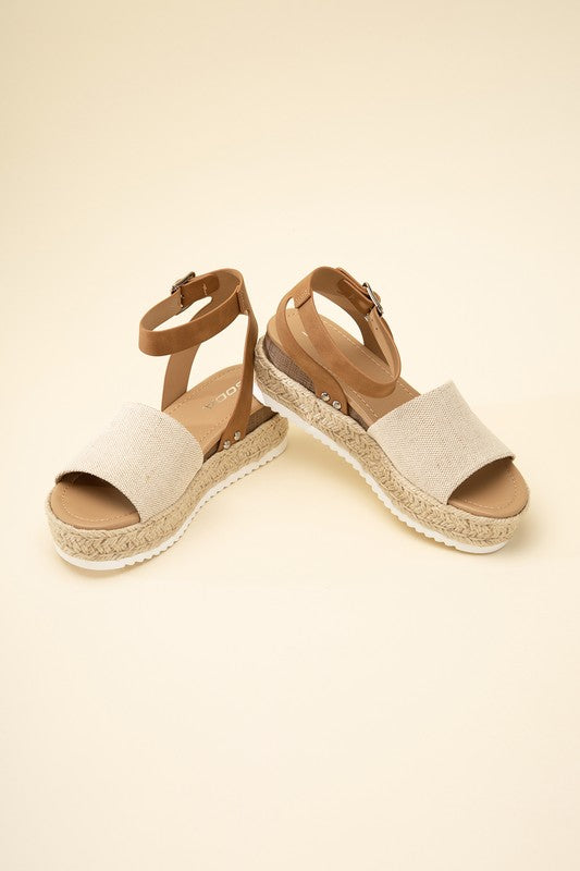 Topic espadrille platform on sale sandal