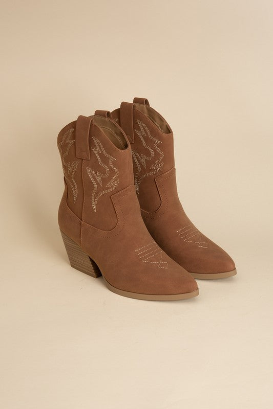 Blazing S Western Brown Boots