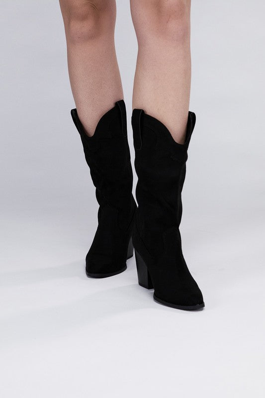 Western Fall Long Boots, Mid length Boots – Akito