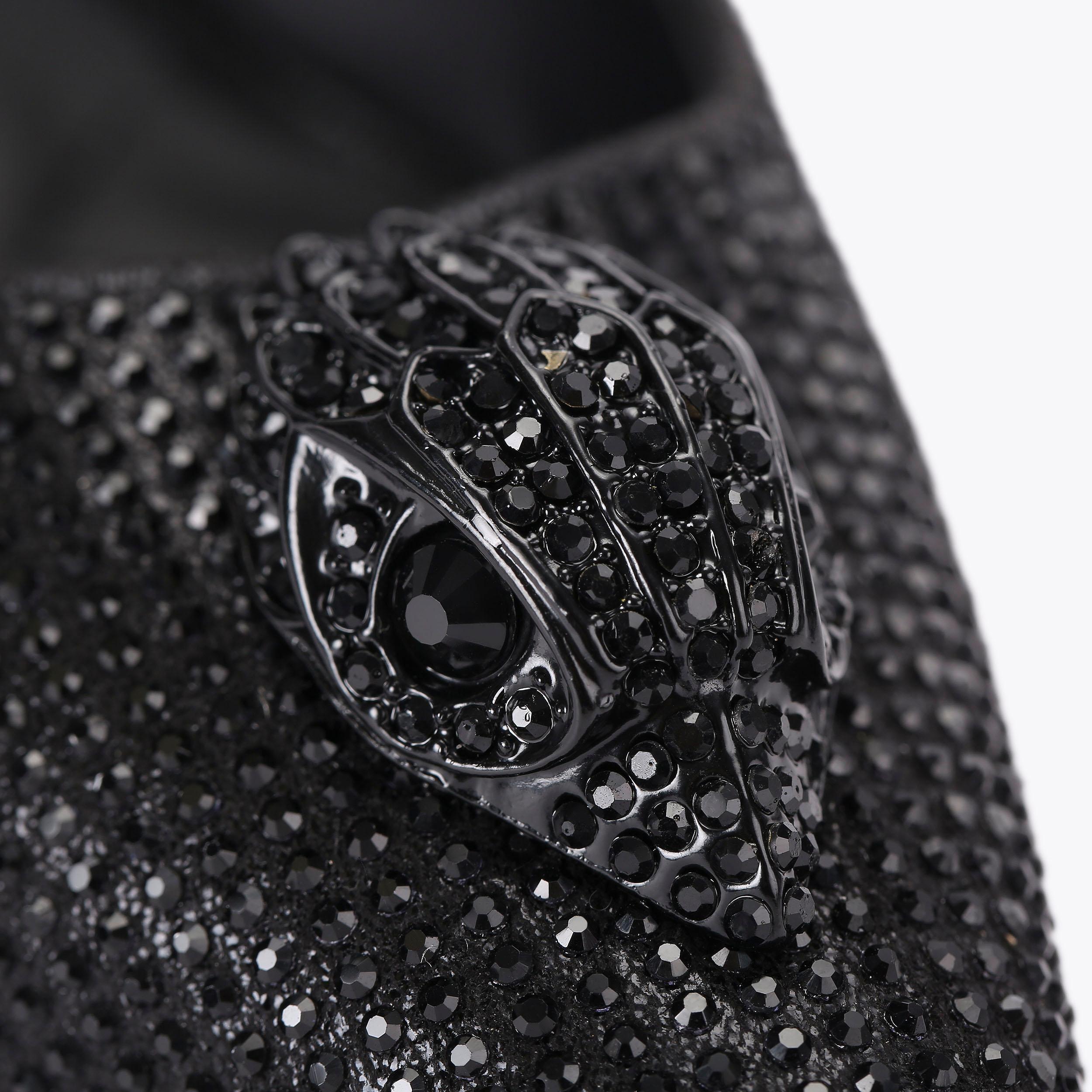 Belgravia Eagle Court — Black Crystal Court Heel, view 6