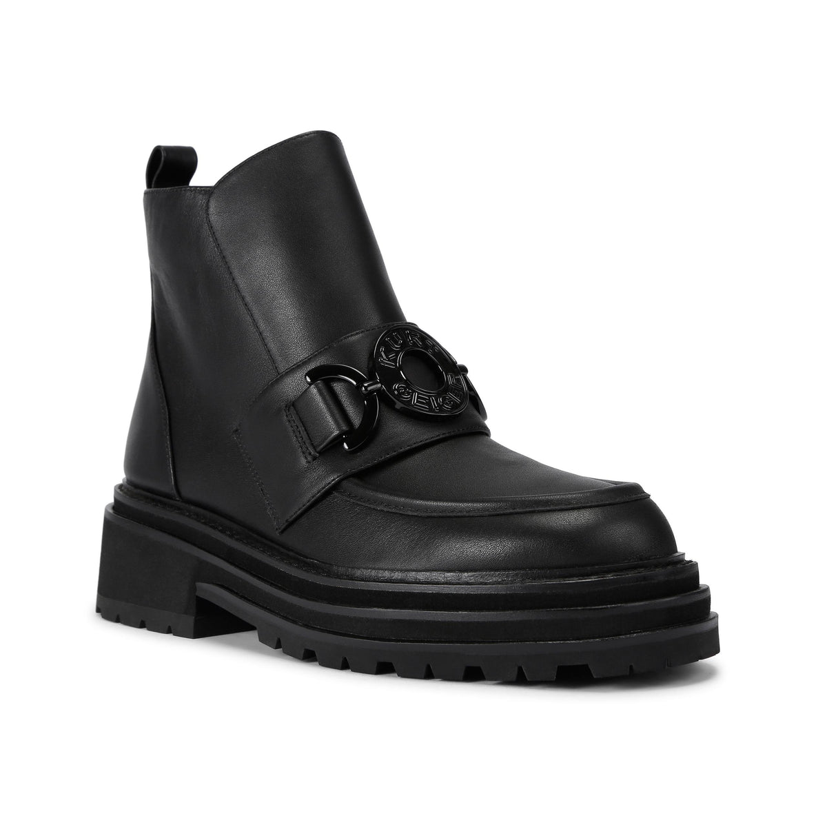 Bromley Snaffle Boot — Black Leather Ankle Boot, view 4
