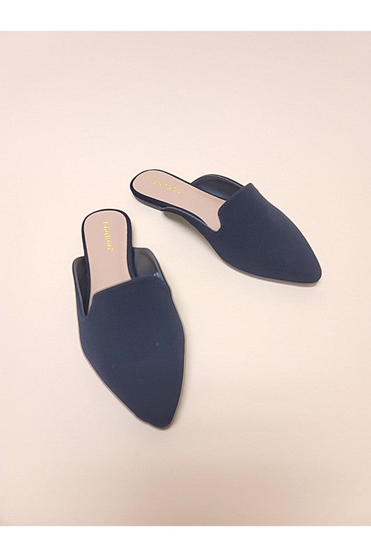 Pointy Toe Flat Slides - Bamboo Shoes Journal-73