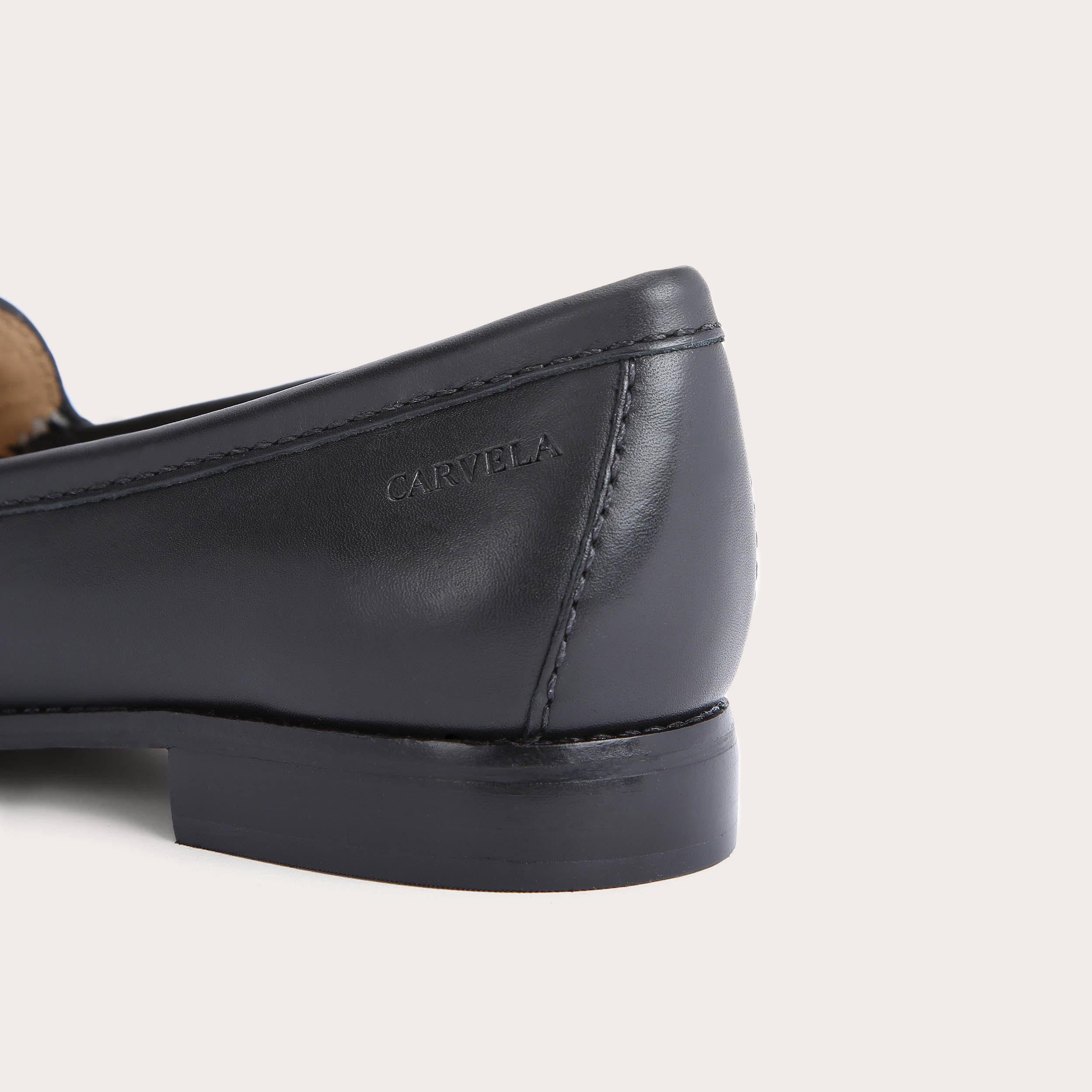 Click — Black Leather Loafer, detail
