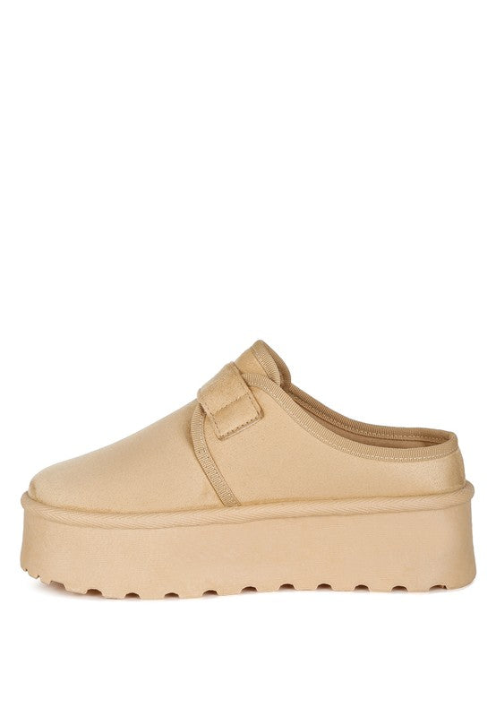 Ryeson Buckle Strap Platform Classic Slip-On