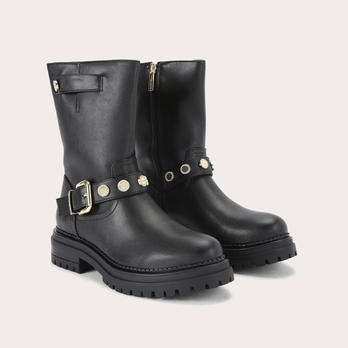 Headline Coin — Black Ankle Boot, view 5