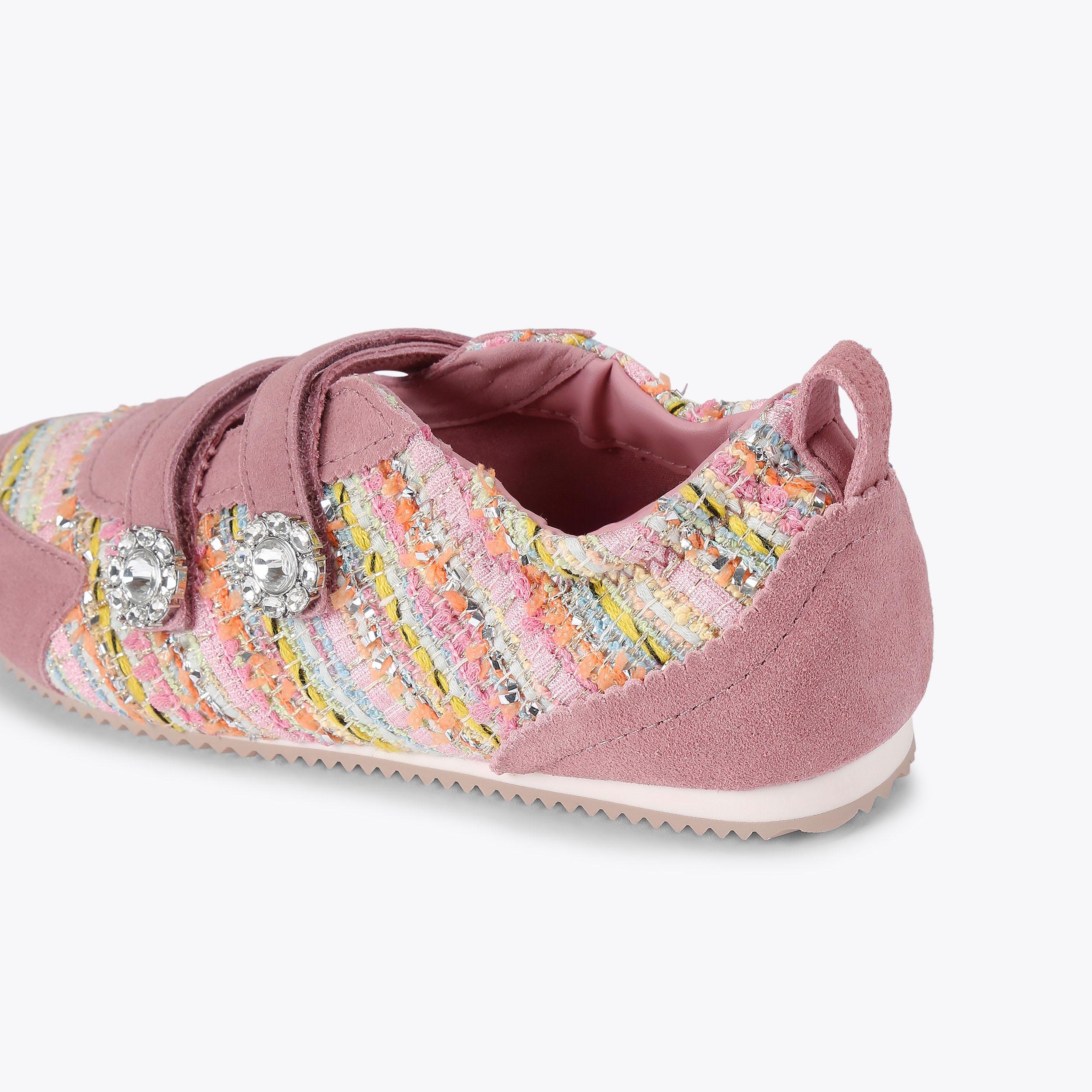 Islington Mary Jane — Pink Combination Sneaker, detail