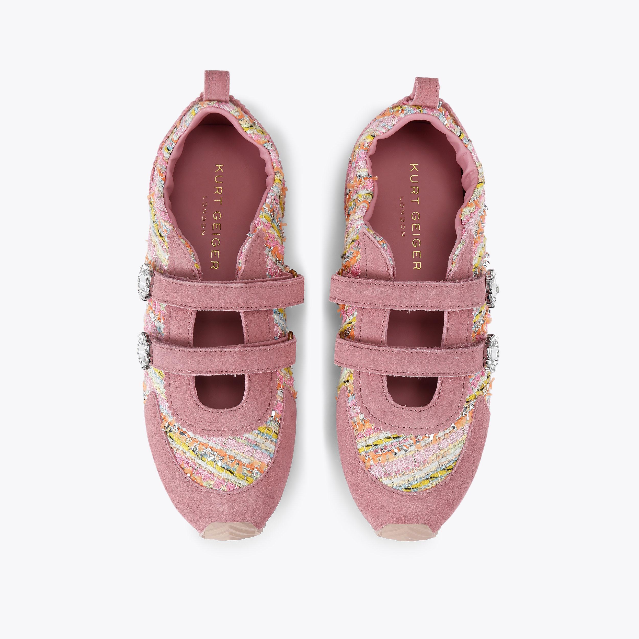 Islington Mary Jane — Pink Combination Sneaker, view 4