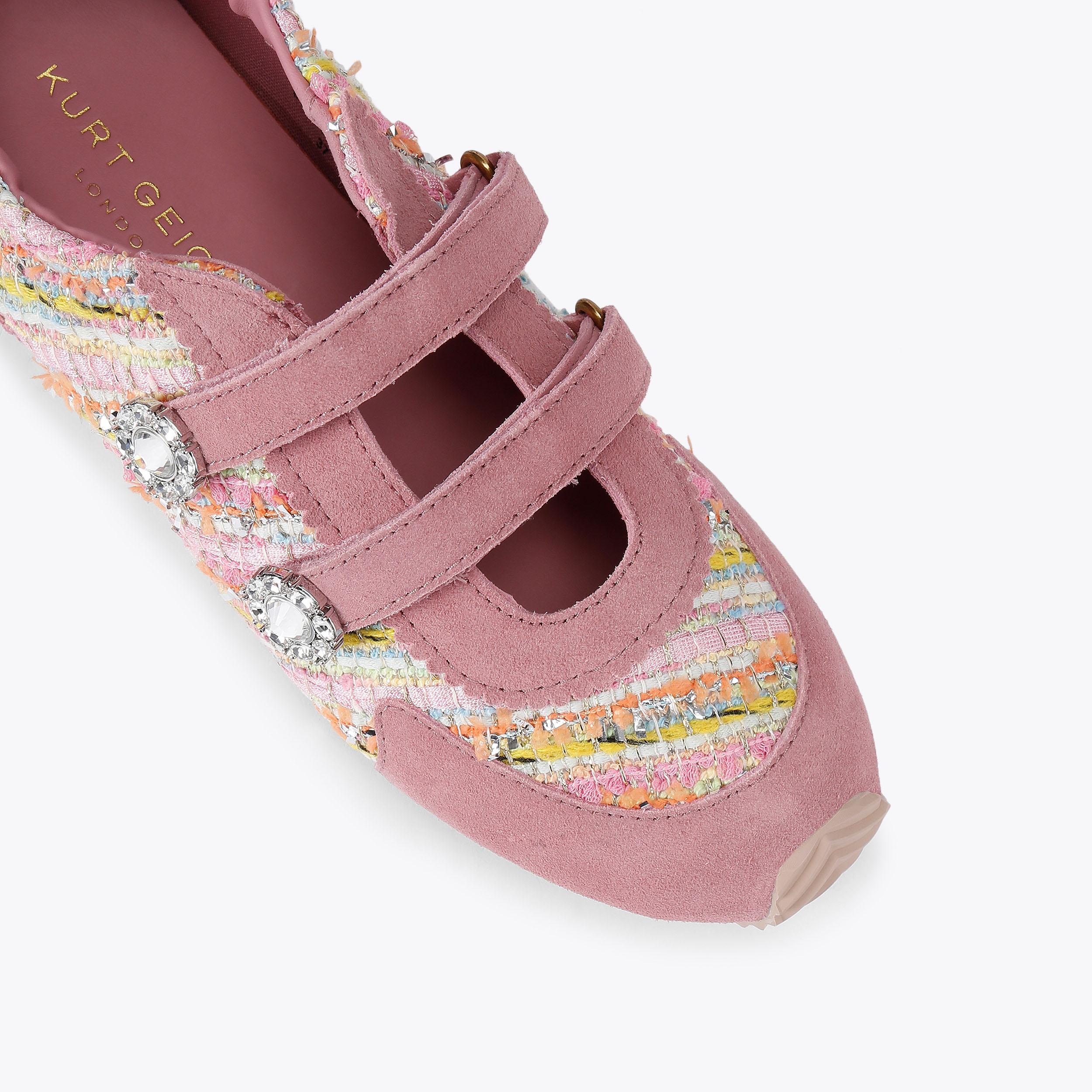 Islington Mary Jane — Pink Combination Sneaker, view 5