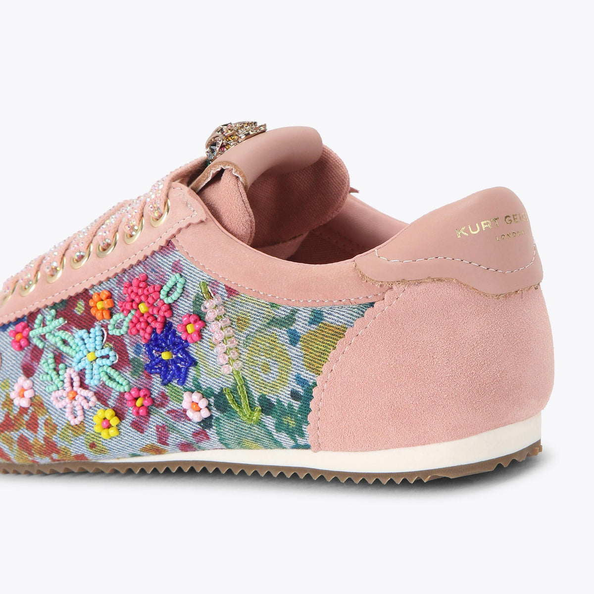 Islington — Pale Blue Denim Sneaker, detail