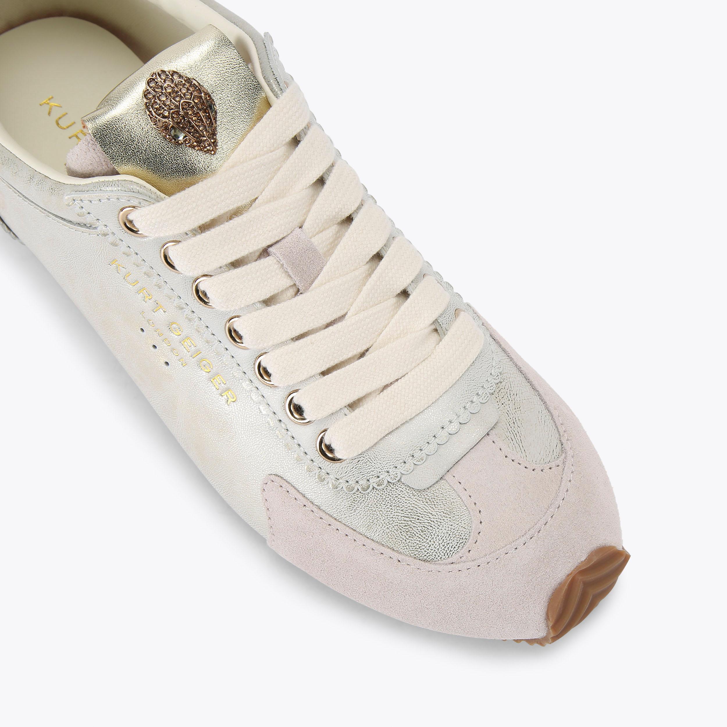 Islington — Metallic Silver Crystal Sneaker, view 5