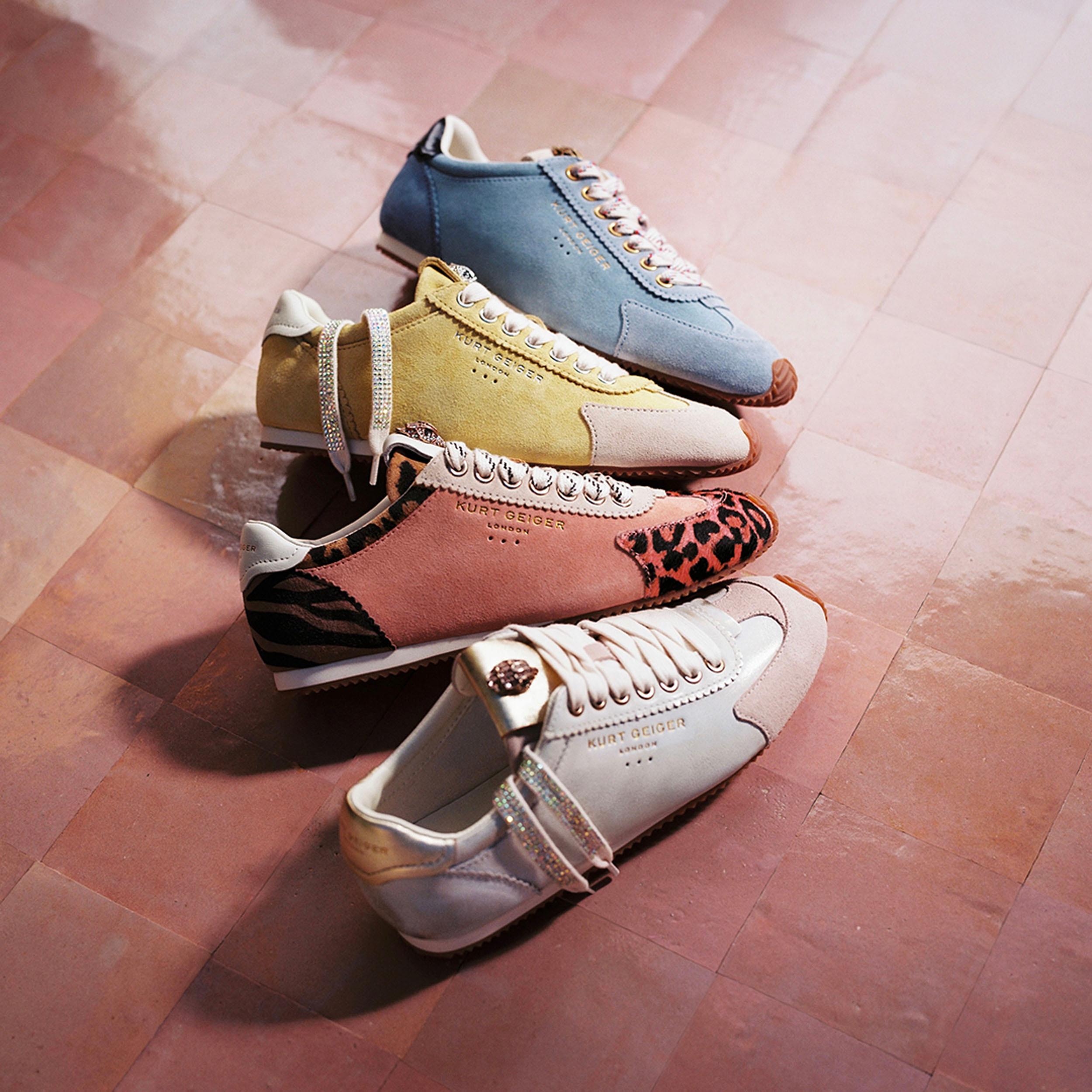 Islington — Metallic Silver Crystal Sneaker, view 7