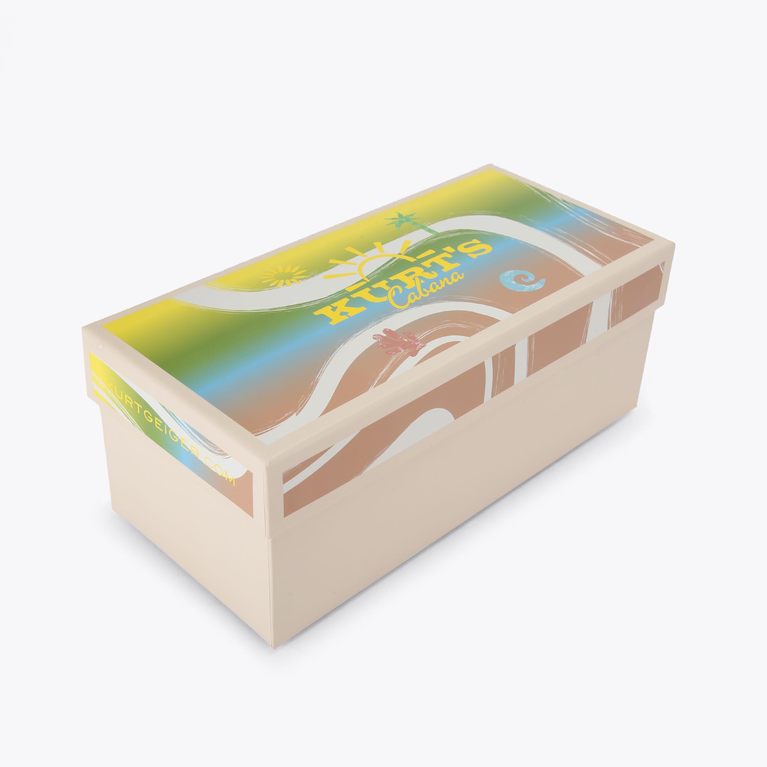 Mayfair Rope Slide — Transparent Blue Vinyl Sandal, view 7