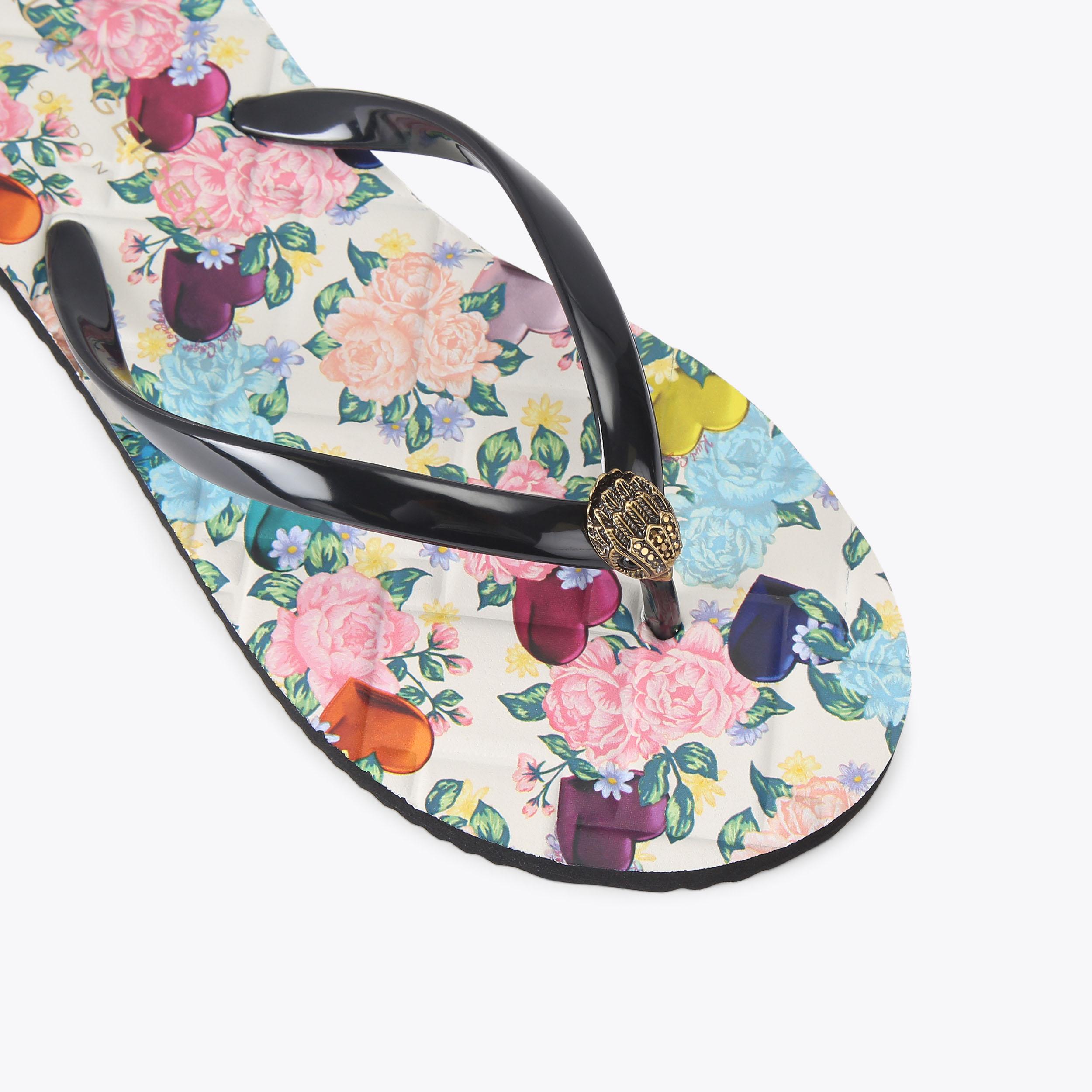 Kensington — Black Combination Flip Flop, view 5