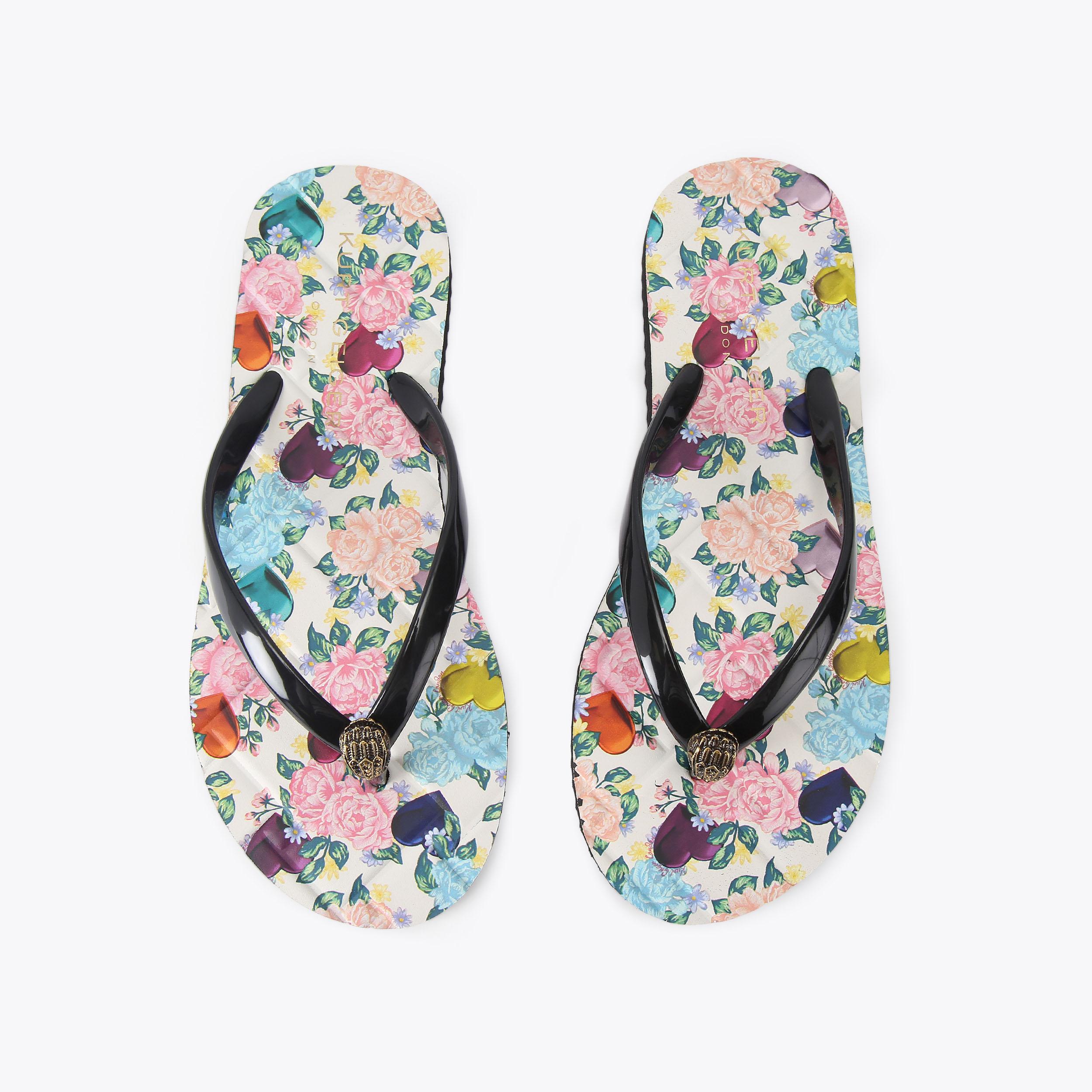 Kensington — Black Combination Flip Flop, view 4