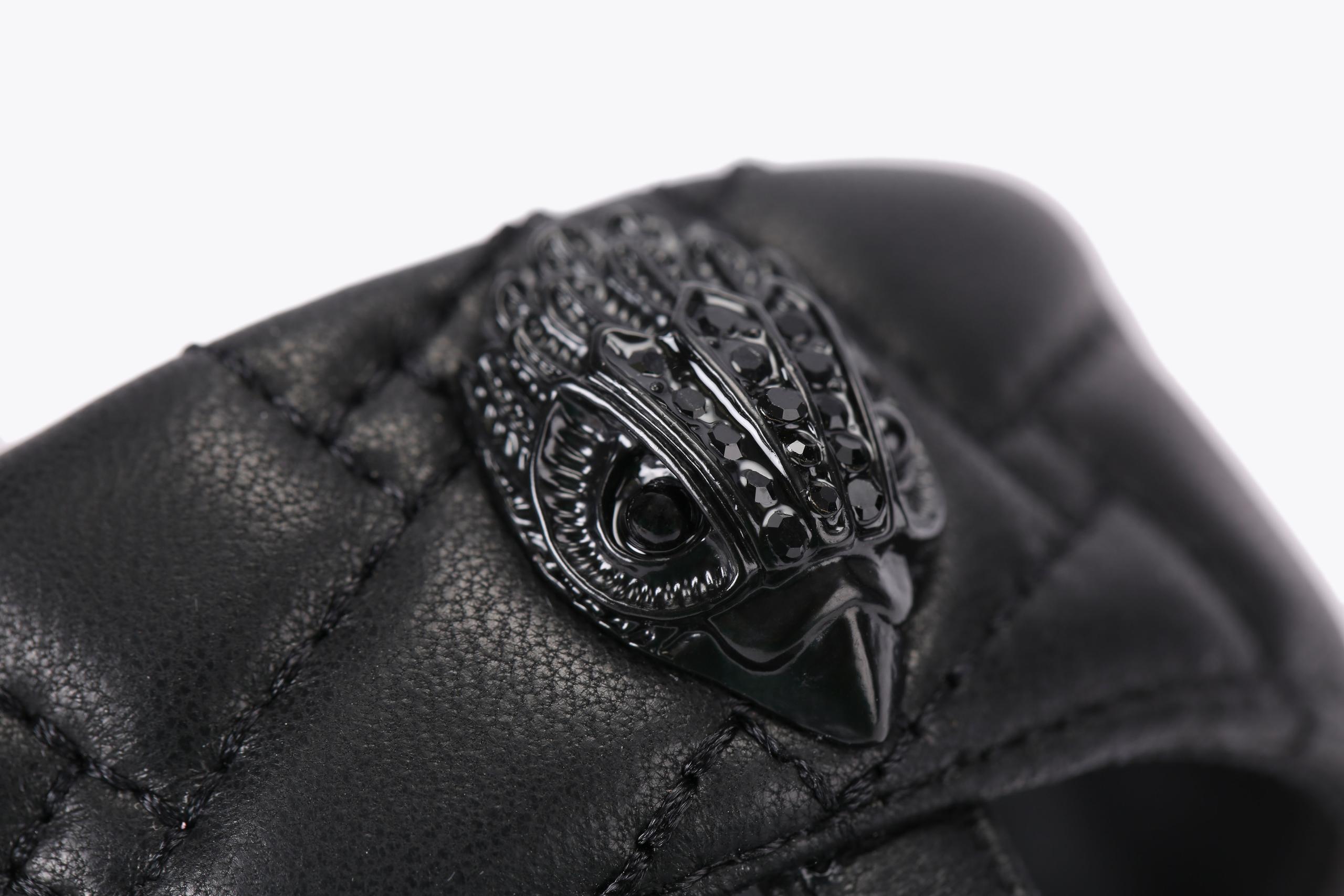 Kensington T-bar Drench — Black Crystal Sandal, view 6