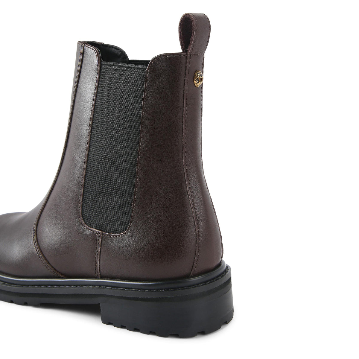 Chelsea Boot — Brown Leather Ankle Boot, detail