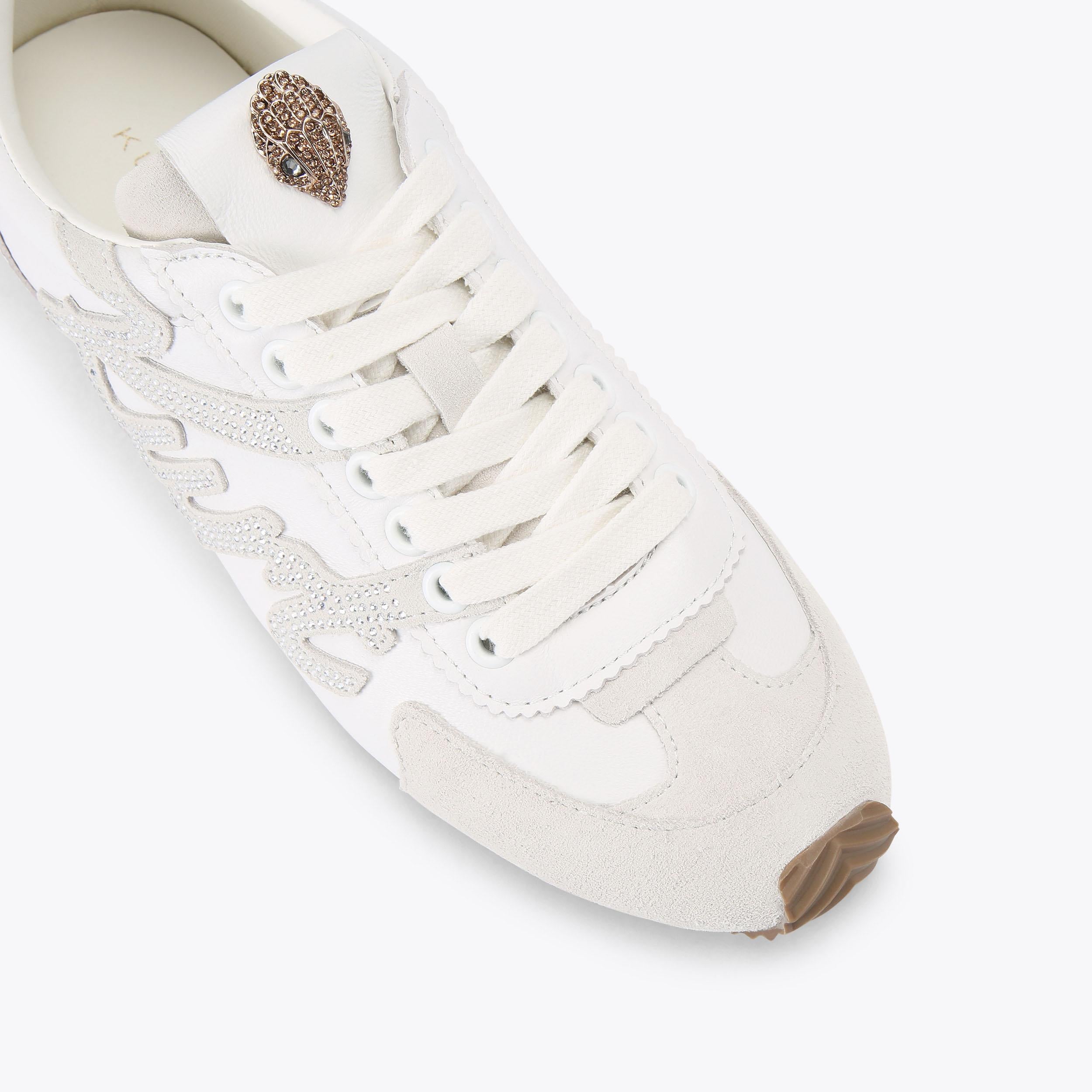 Islington — White Leather Sneaker, view 5