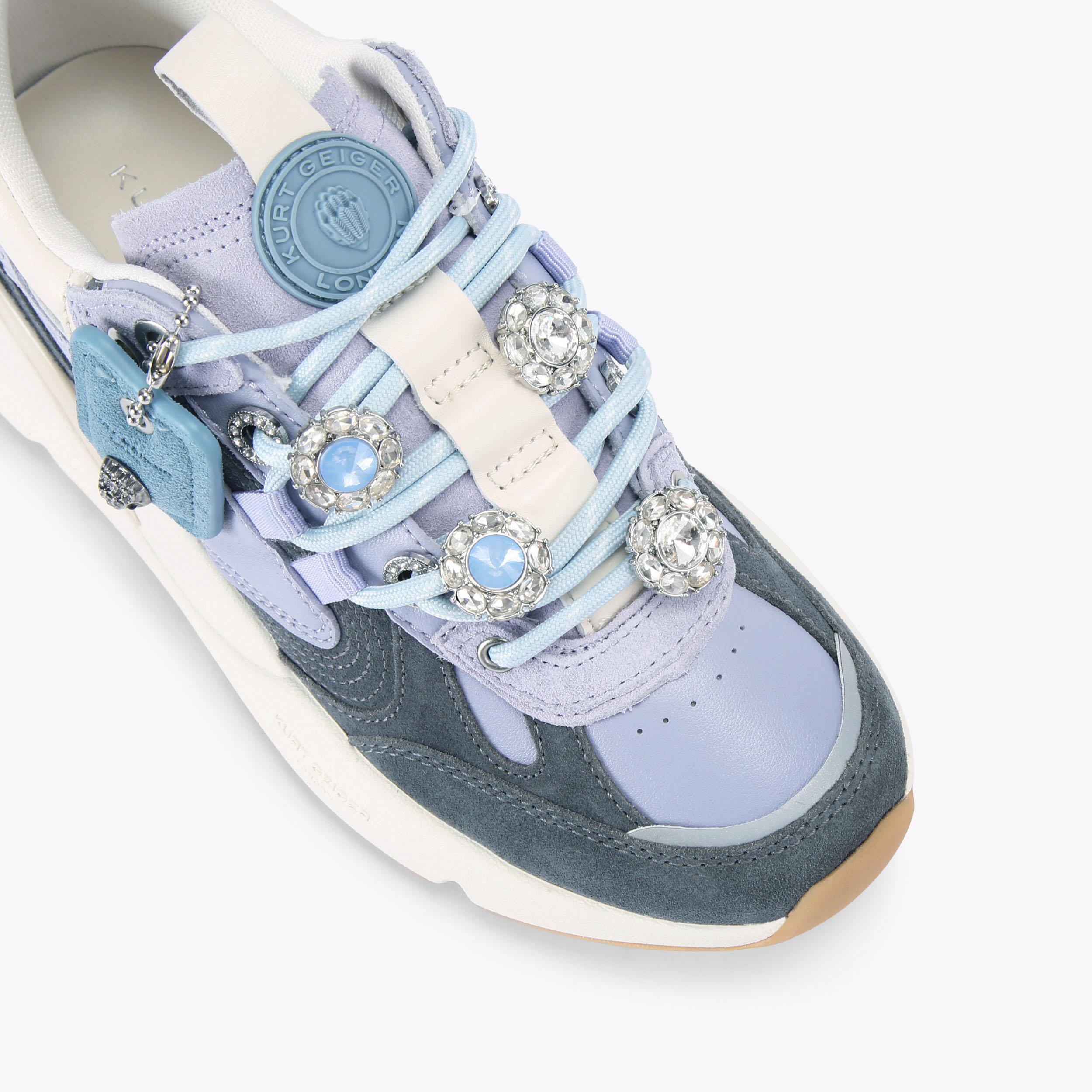 Kurt Runner — Lilac Multi Panel Sneaker, view 5