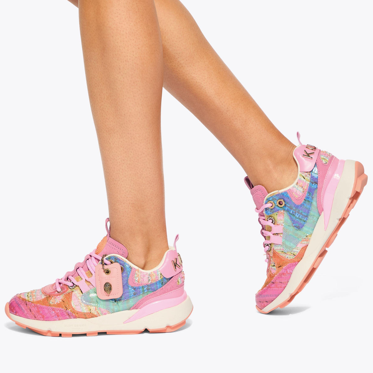 Kurt Runner — Rainbow Combination Sneaker, worn on foot