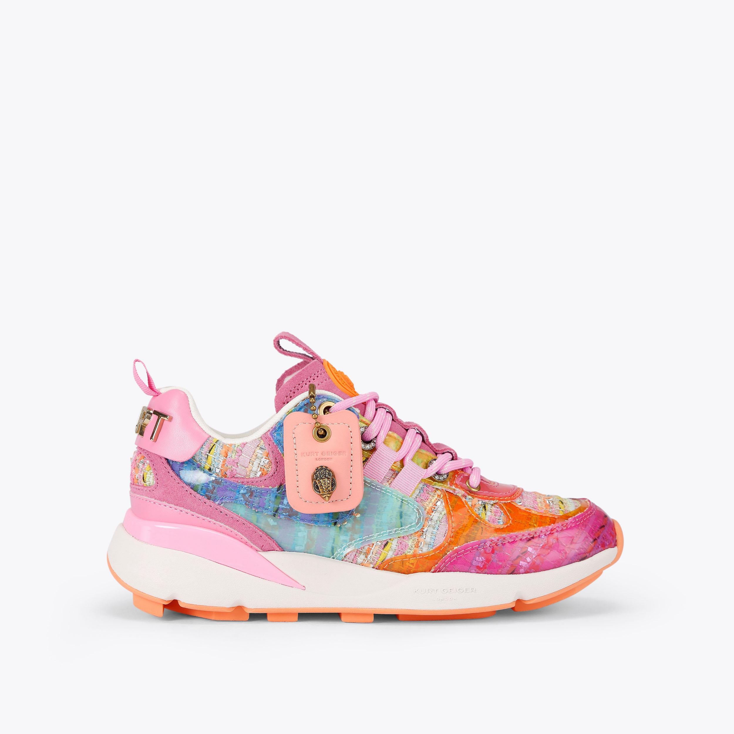 Kurt Runner — Rainbow Combination Sneaker, side profile