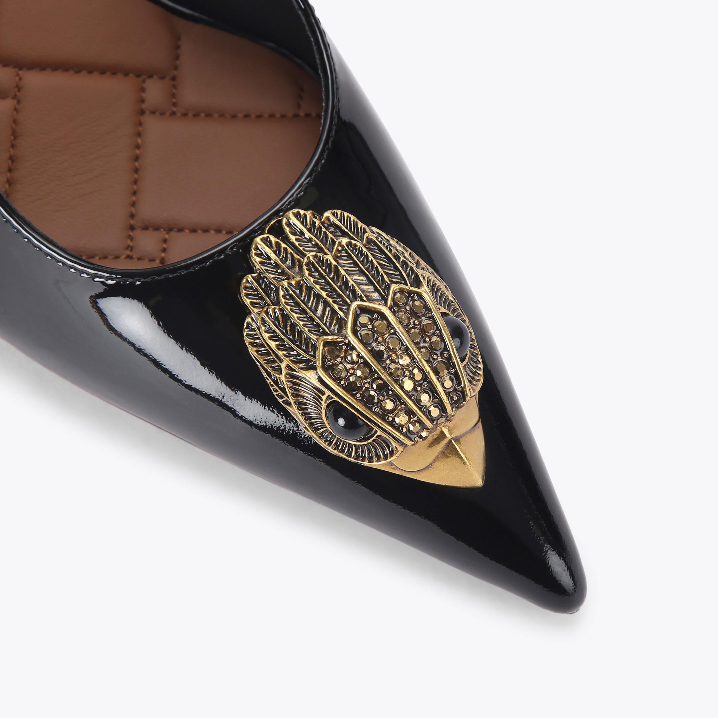 Belsize — Black Patent Sling Back Heel, view 5