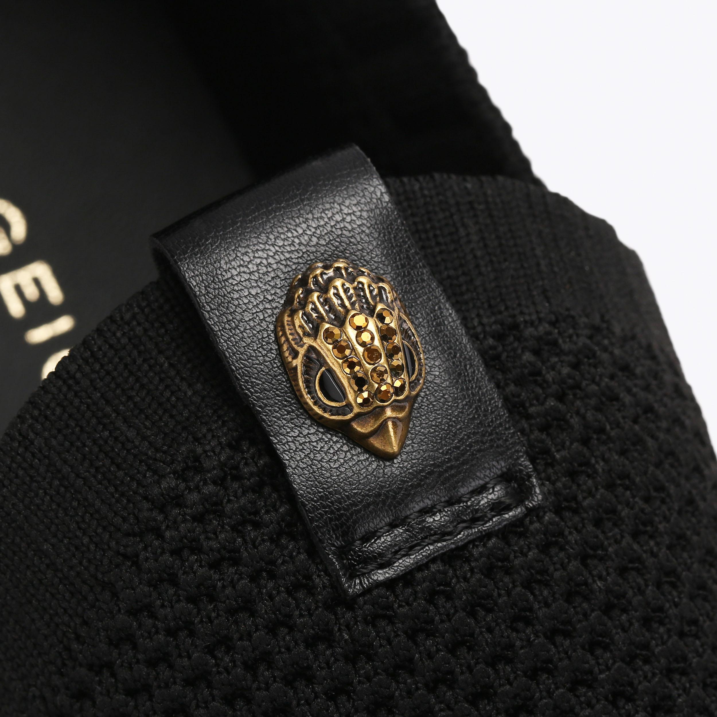 Lorna — Black Fabric Sneaker, view 6
