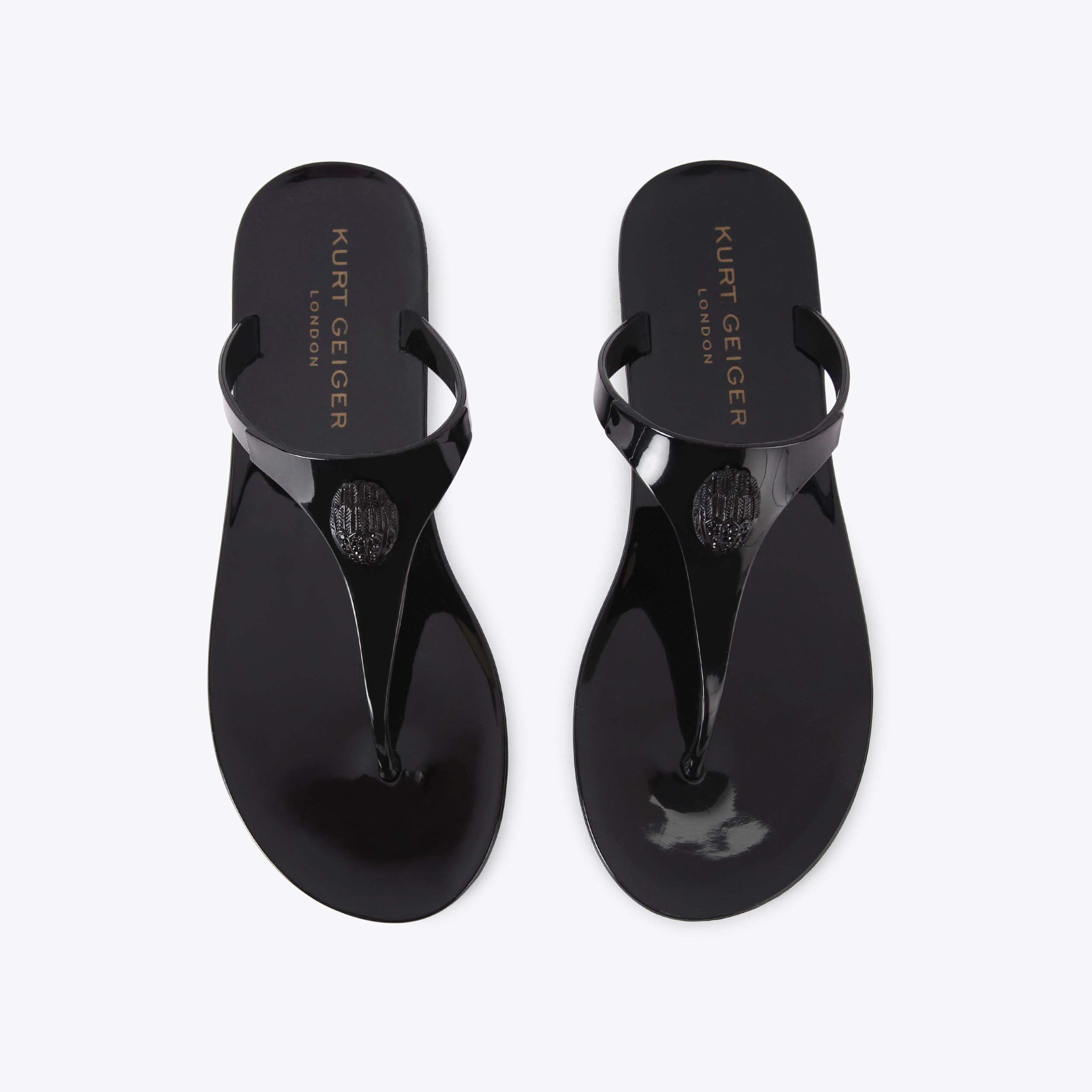 Maddison T-Bar — Black Drench Sandal, view 2