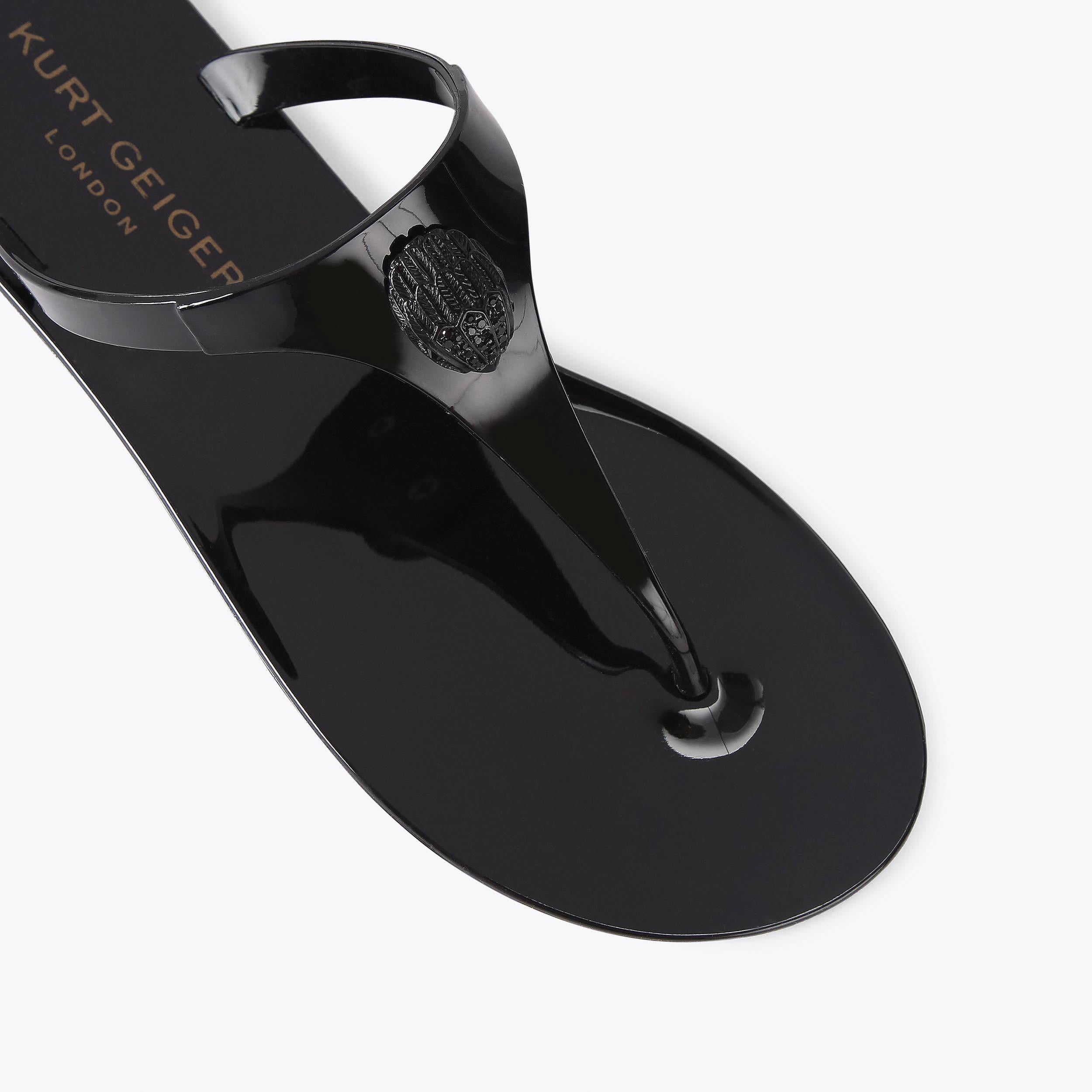 Maddison T-Bar — Black Drench Sandal, view 4