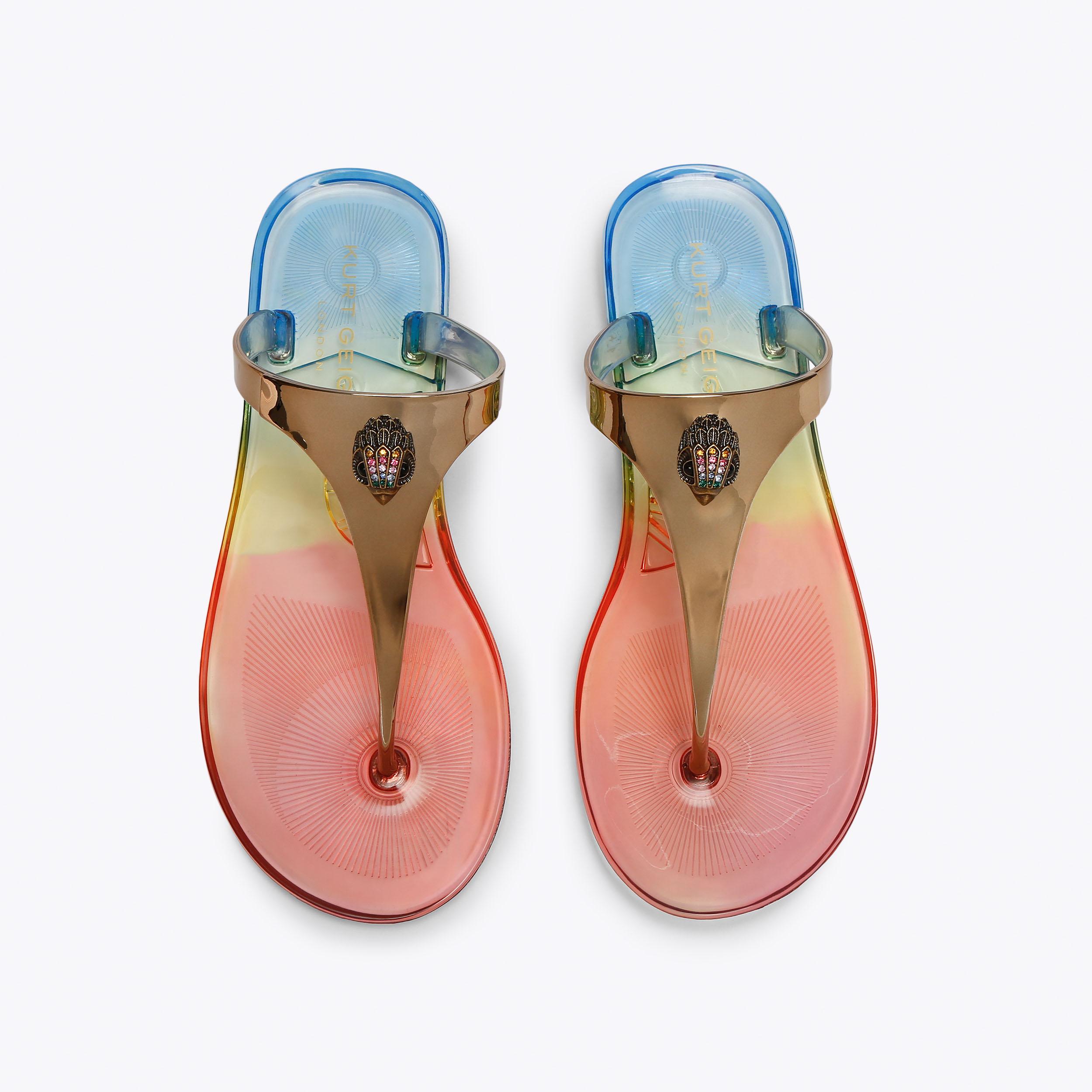 Maddison T-Bar — Metallic Gold Sandal, view 4