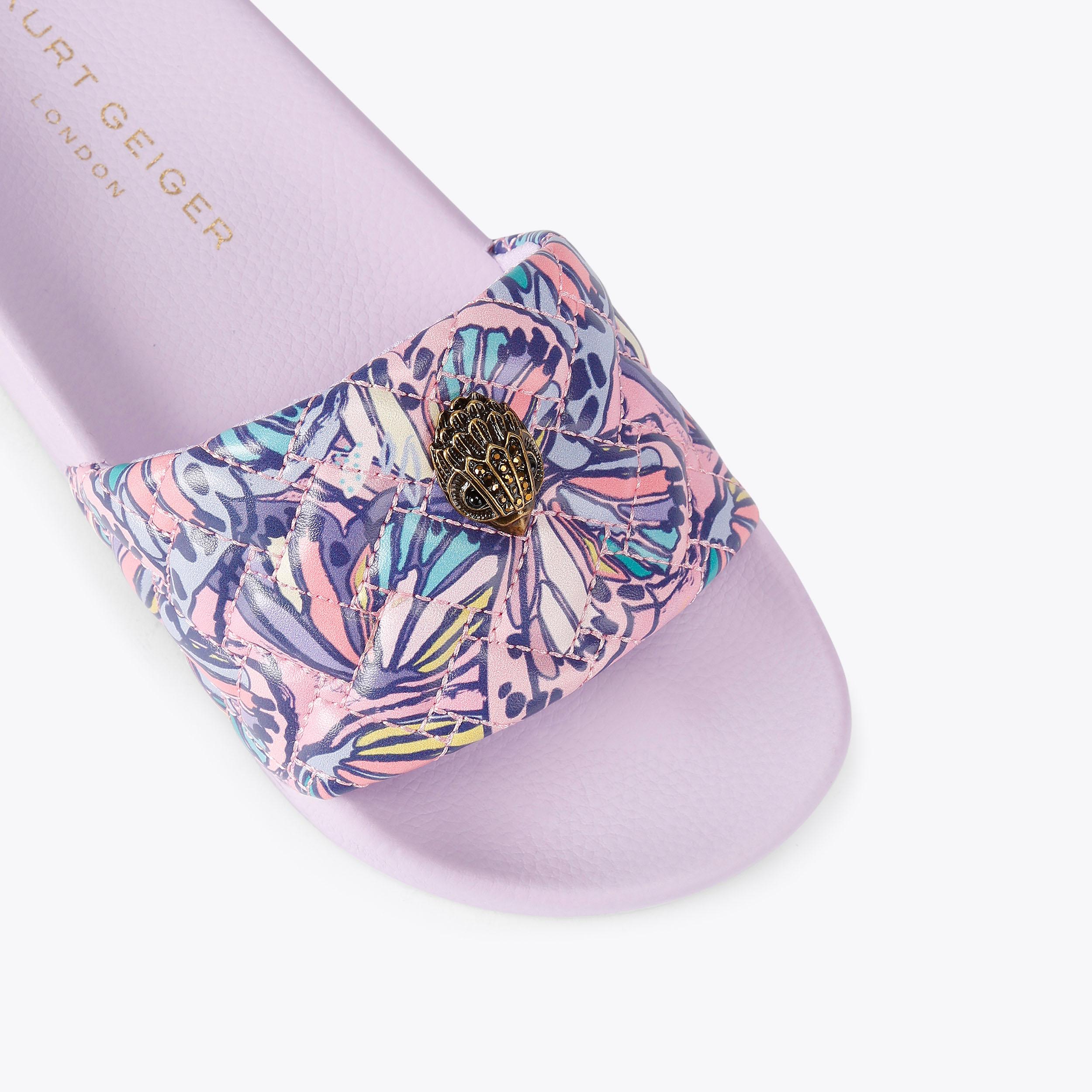 Meena Eagle — Lilac Butterfly Print Sandal, view 5
