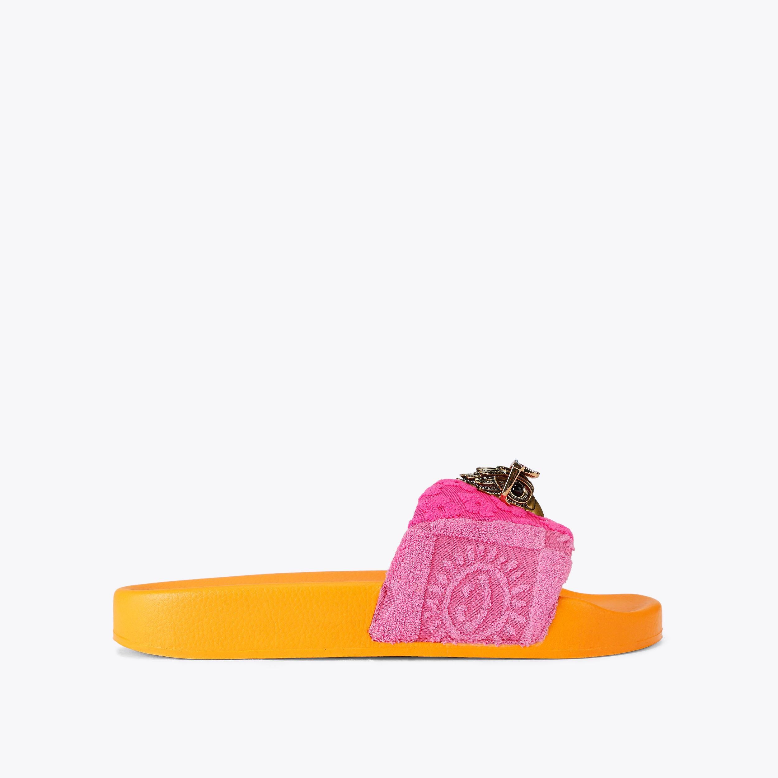 Meena Eagle — Multi Terry Towelling Slide, side profile