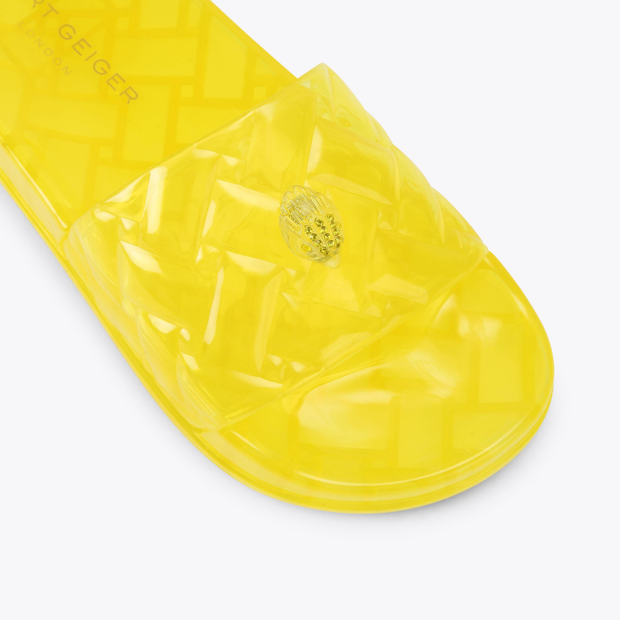 Meena Jelly — Yellow Transparent Slide, view 5